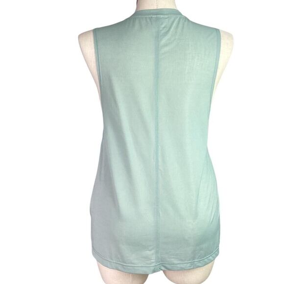 Varley Tank Top Women L Blue Stretch Textured Sleeveless Athletic Gym Running - Picture 5 of 7